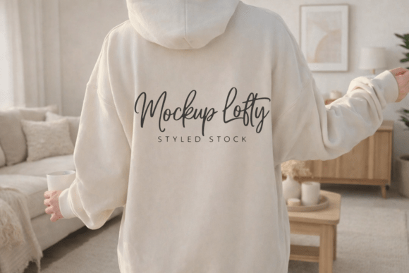 Download Back of Shirt Gildan 18500 Sand Mockup - Sand mockup Collection