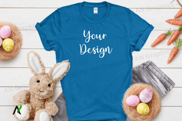 Download Easter Gildan 64000 Unisex Mockup 061 - Premium Resources